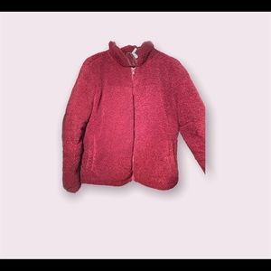 Warm Burgundy Jacket.